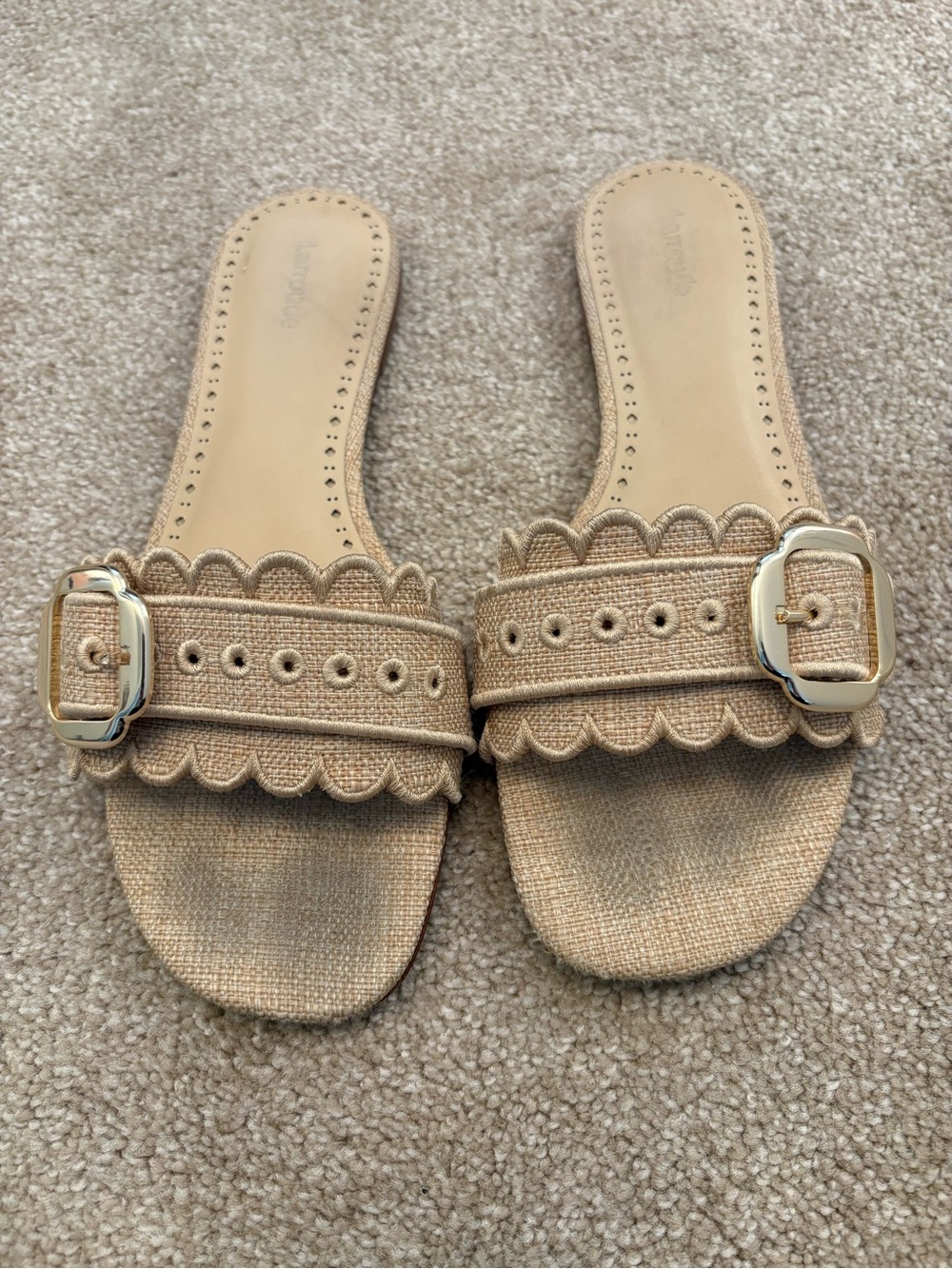 Larroude sandals size 10